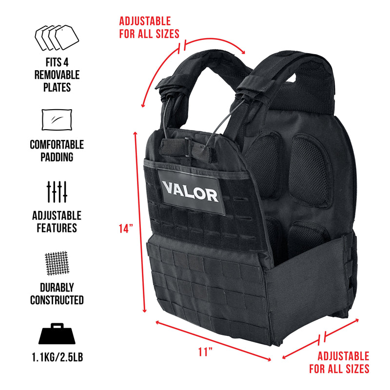 Load image into Gallery viewer, Valor Fitness - Adjustable Weight Vest
