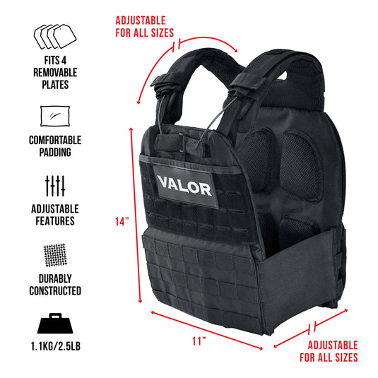 Valor Fitness - Adjustable Weight Vest