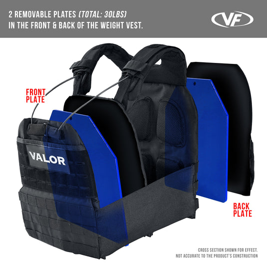 Valor Fitness - Adjustable Weight Vest