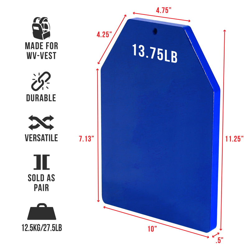 Load image into Gallery viewer, Valor Fitness - Weight Vest Plates (5.75-13.75lb Pairs)
