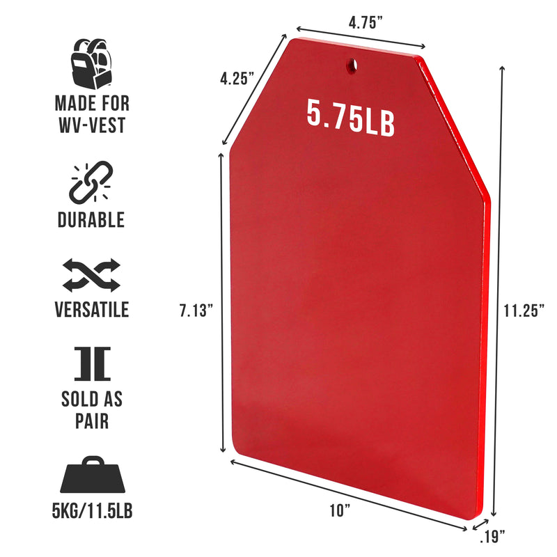 Load image into Gallery viewer, Valor Fitness - Weight Vest Plates (5.75-13.75lb Pairs)
