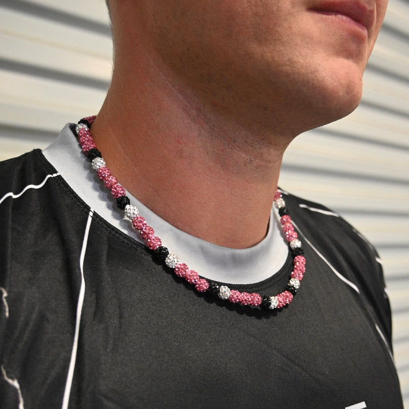 Load image into Gallery viewer, Elite Athletic Gear - Pink Ice Bead Necklace
