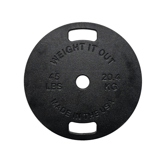 Weight It Out - Cast Iron Machined Weight Plate Pairs