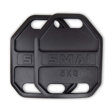 Weight Vest Plate Pair - 11lb/5kg For Vest Black
