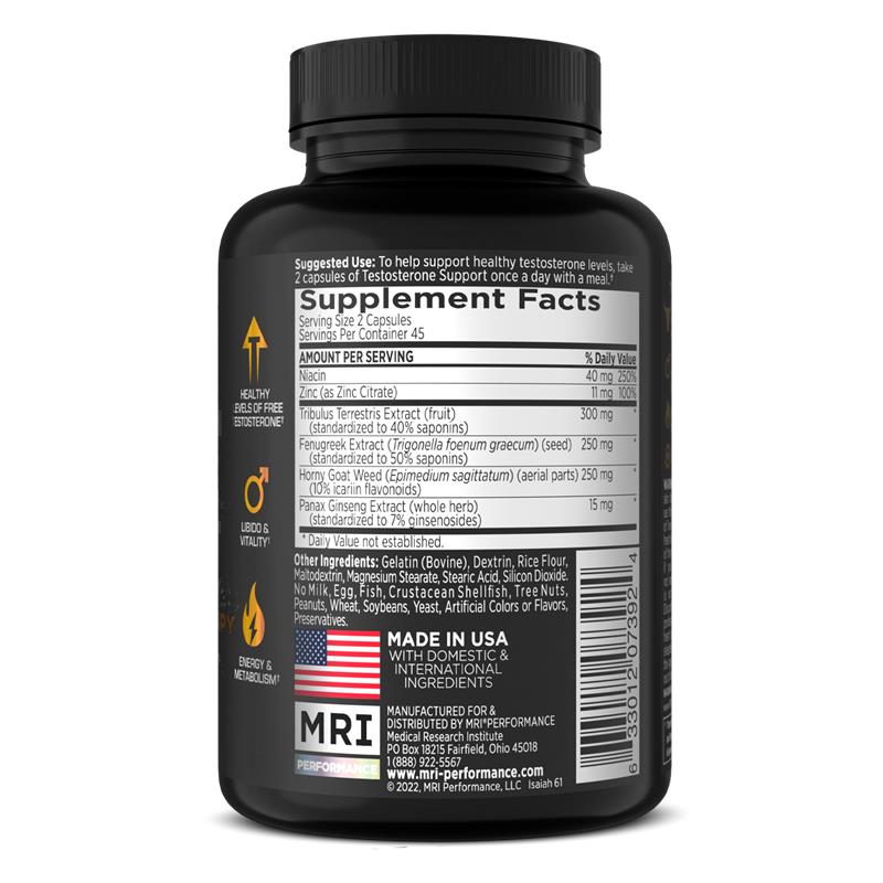 Load image into Gallery viewer, MRI Performance - Men's Vitality Support Supplement (90 Count)
