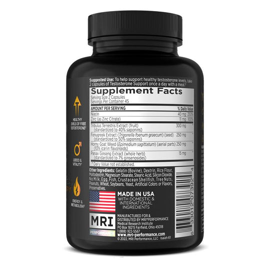 MRI Performance - TRT Support Testosterone Replacement Therapy (90 Count)
