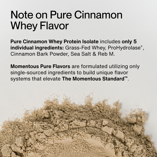 Momentous - Whey Protein Isolate - Flavor Series