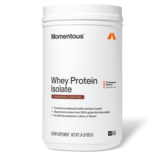 Momentous - Grass-Fed Whey Protein Isolate Powder