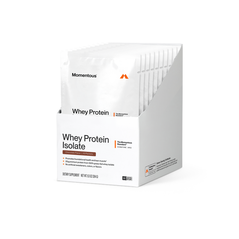 Load image into Gallery viewer, Momentous - Whey Protein Isolate 10-Travel Packs - Protein Supplements
