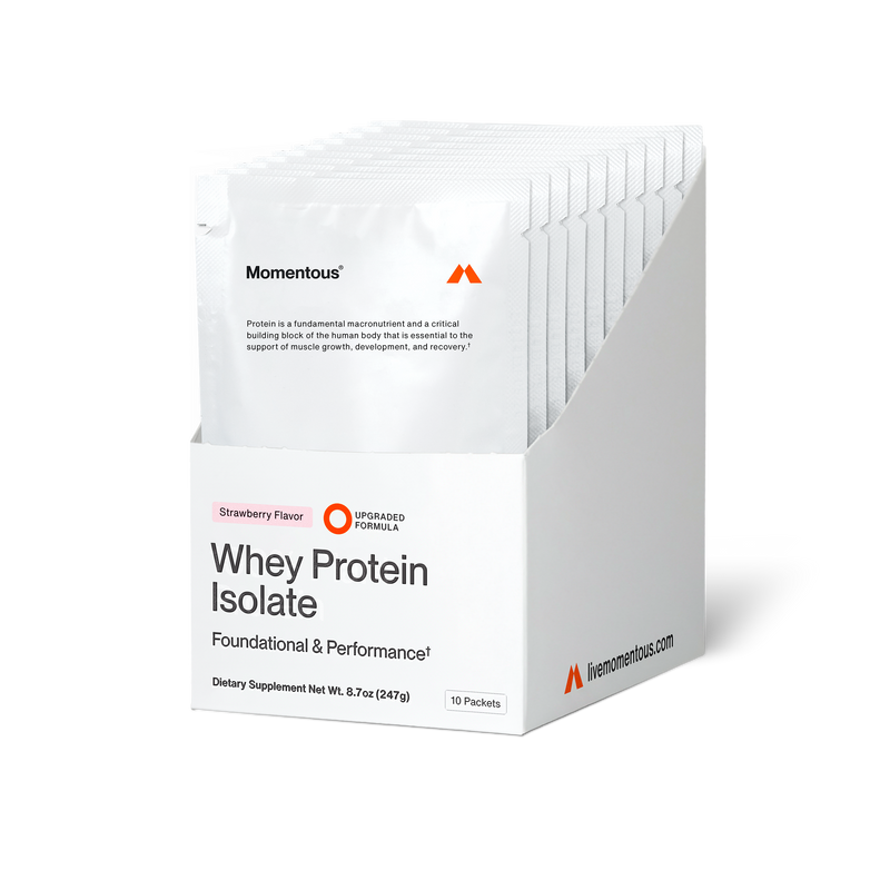 Load image into Gallery viewer, Momentous - Whey Protein Isolate 10-Travel Packs
