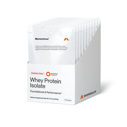 Momentous - Whey Protein Isolate 10-Travel Packs