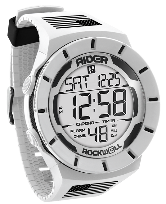 Rockwell Time - Coliseum Fit™ Freedom Edition (White/Black) Watch