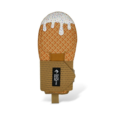 Elite Athletic Gear - White Ice Cream Sliding Mitt