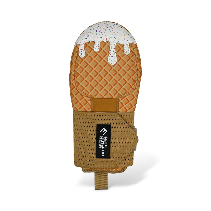 Load image into Gallery viewer, Elite Athletic Gear - White Ice Cream Sliding Mitt
