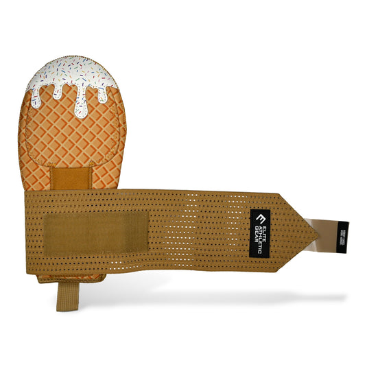 Elite Athletic Gear - White Ice Cream Sliding Mitt