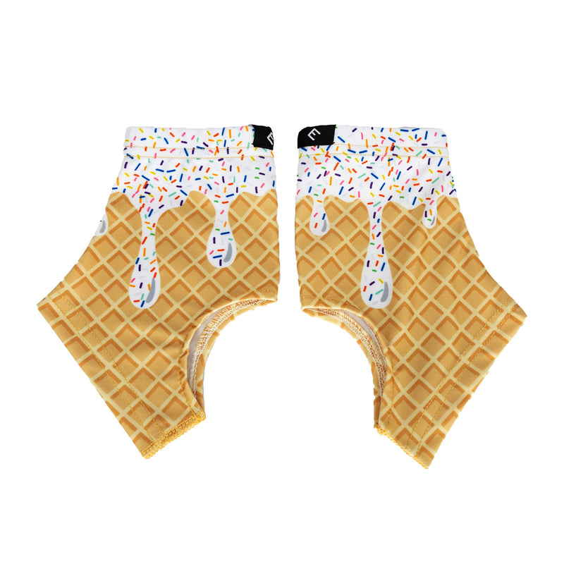 Load image into Gallery viewer, Elite Athletic Gear - White Ice Cream Cleat Covers
