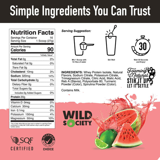 Wild Society Nutrition - Clear Whey Isolate Protein