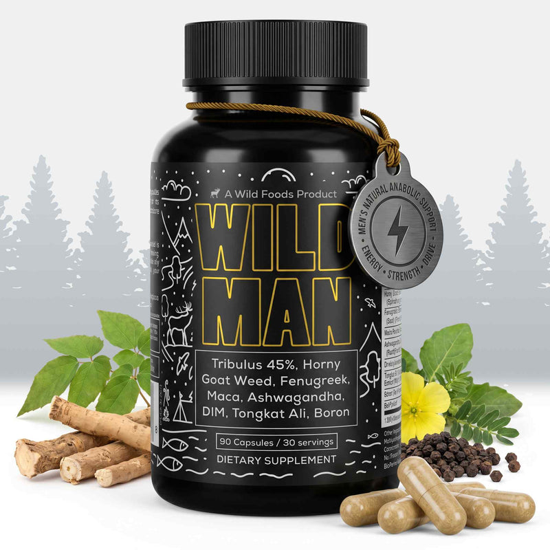Load image into Gallery viewer, Wild Foods - Wild Man Herbal Stack - Vitamins &amp; Supplements
