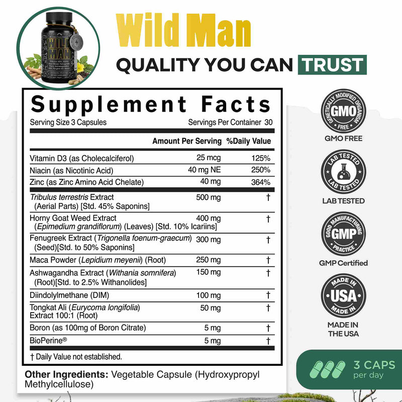 Load image into Gallery viewer, Wild Foods - Wild Man Bundles - Wild Man 90c Single
