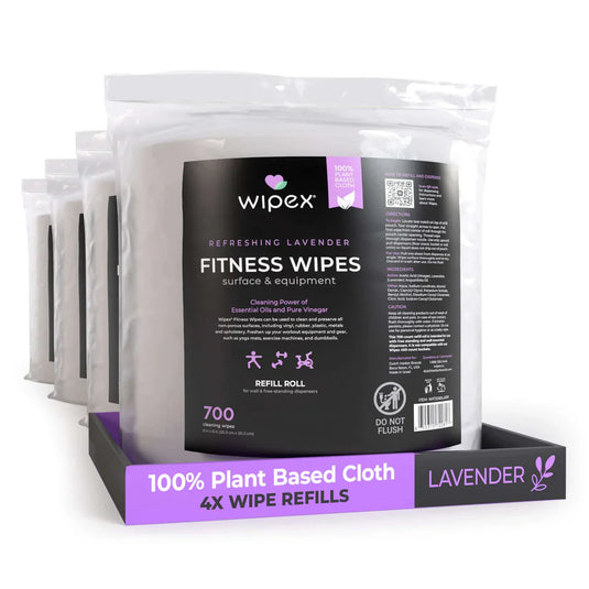 Wipex Co. - Natural Fitness Equipment Wipes 700ct Bulk Gym Refill Roll