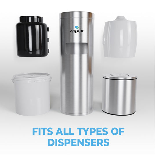 Wipex Co. - Antibacterial Bulk Gym Wipes Refill Roll 800ct | Skin-Safe 98.9% Natural Formula | Biodegradable Cloth