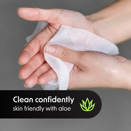 Wipex Co. - Antibacterial Bulk Gym Wipes Portable Dispensing Bucket 400ct | Skin-Safe 98.9% Natural Formula | Plant-Based Materials