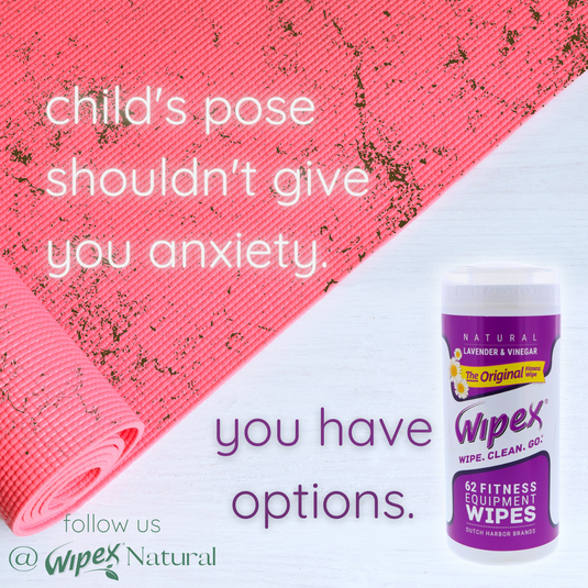 Wipex Co. - Natural Yoga Mat Wipes | Soft, Plant-Based, Infused With Essential Oils