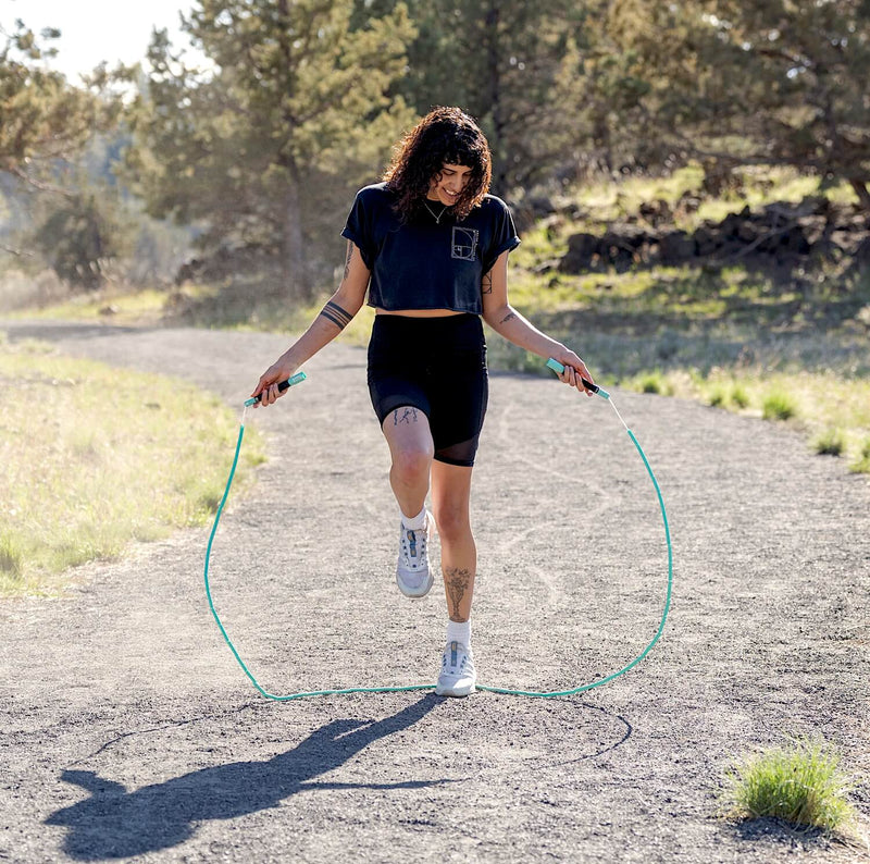 Load image into Gallery viewer, Elite Jumps - Heavy Beaded (1/2 lb) Jump Rope
