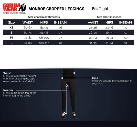 Monroe Cropped Leggings - Green