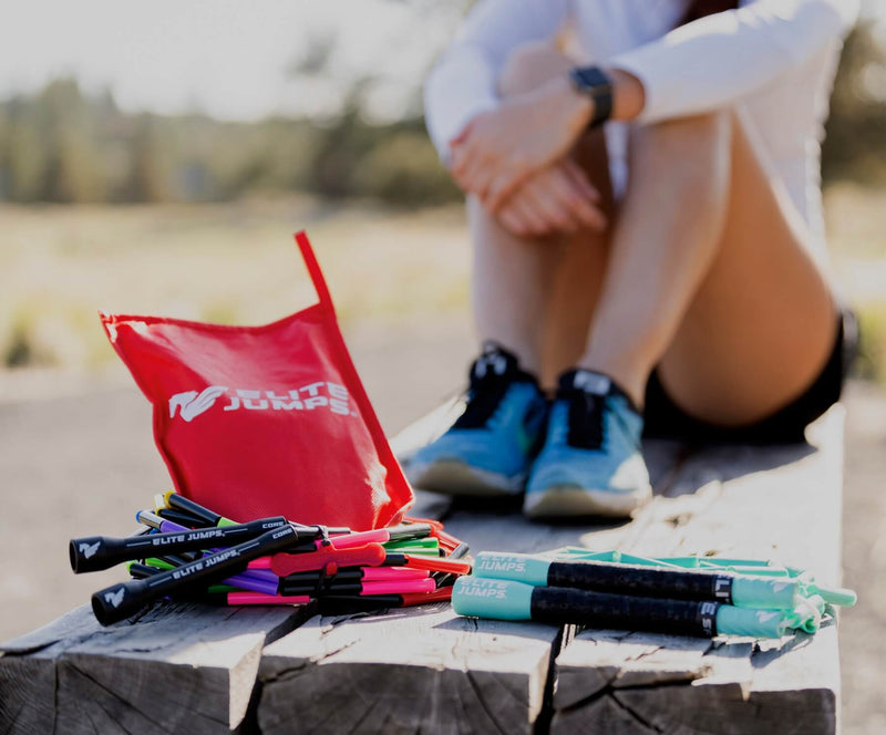 Load image into Gallery viewer, Elite Jumps - Heavy Beaded (1/2 lb) Jump Rope
