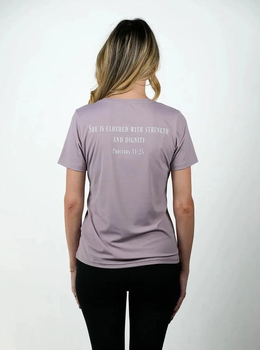 HolStrength - Women's Proverbs 31:25 Performance Tee