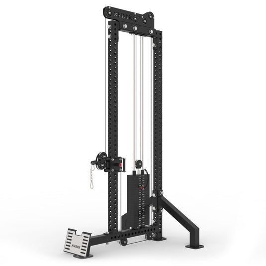 XMARK - Commercial Single-Stack Functional Trainer, Low Row, Cable Attachments