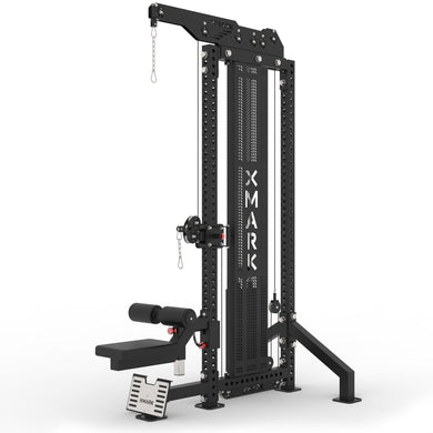 XMARK - Commercial Lat Pulldown and Low Row Single Stack Functional Trainer