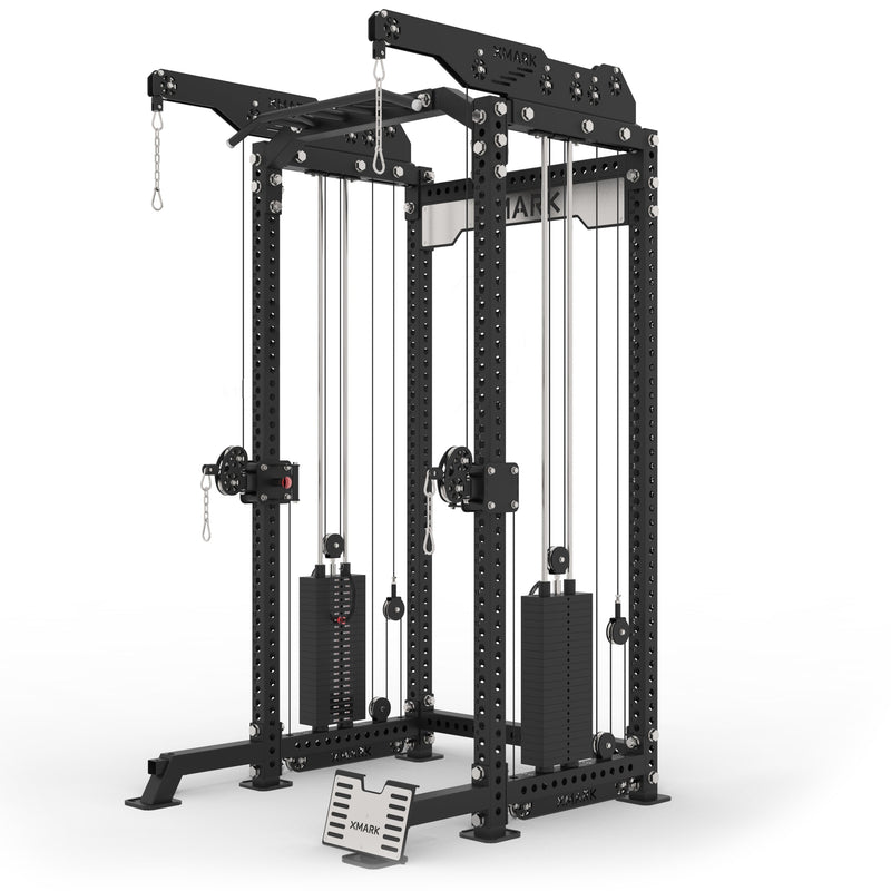 Load image into Gallery viewer, XMARK - Commercial Half Rack Functional Trainer with Lat Pulldown and Low Row
