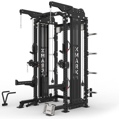 XMARK - Commercial Half Rack Functional Trainer, Dual 220-Pound Stacks