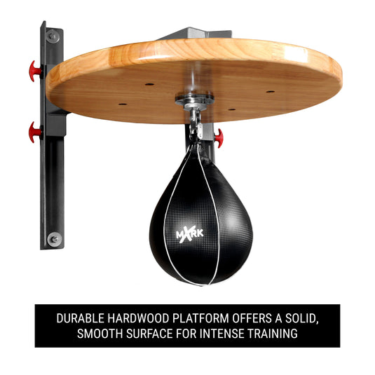 XMARK - Professional Speed Bag Platform with Chain Swivel for MMA and Boxing
