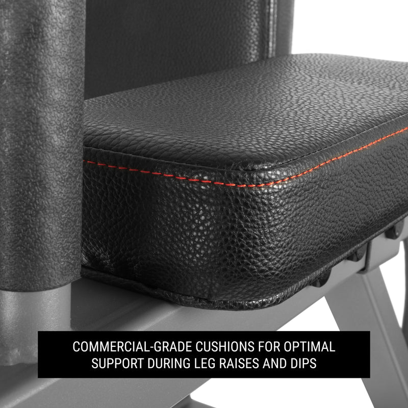 Load image into Gallery viewer, XMARK - Captain’s Chair Leg Raise w/ Dip Stand &amp; Push Up Station
