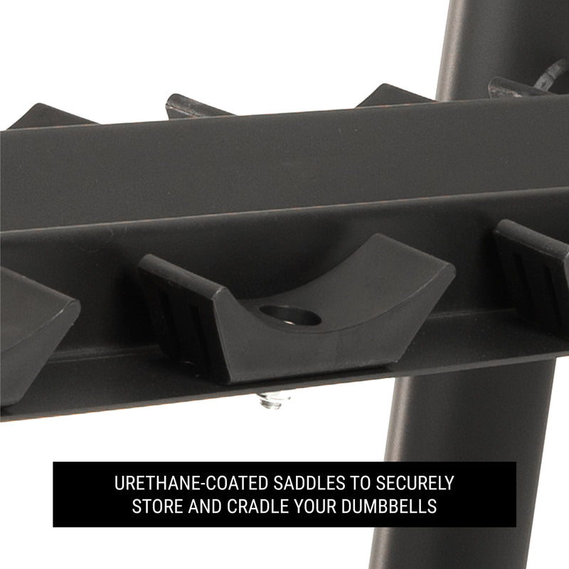 Load image into Gallery viewer, XMARK - Commercial 2-Tier Dumbbell Rack - 10 Dumbbell Pairs
