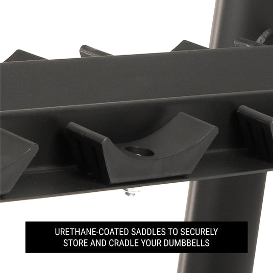 XMARK - Commercial 3-Tier Dumbbell Racks - 15 Dumbbell Pairs