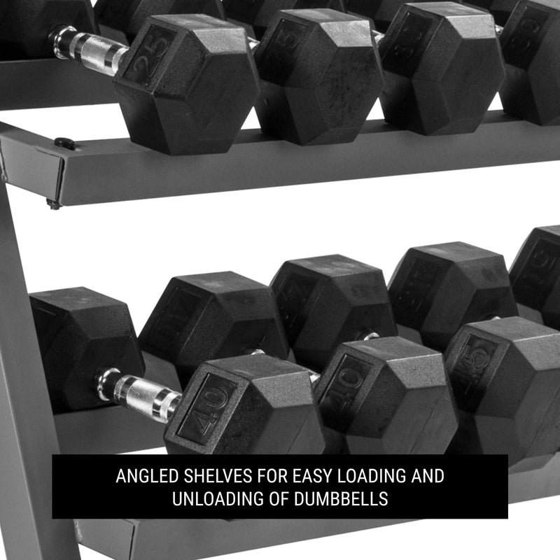 Load image into Gallery viewer, XMARK - 3-Tier Dumbbell Rack - 10 Dumbbell Pairs
