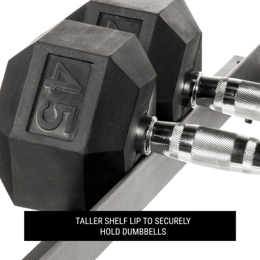 XMARK - 2-Tier Dumbbell Rack