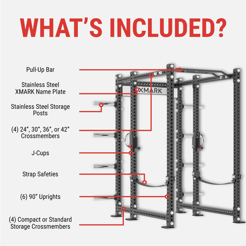 Load image into Gallery viewer, XMARK - Viper Power Rack with Storage &amp; Strap Safeties

