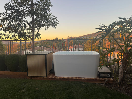 RevX Wellness - RevX Acrylic X Tub Cold Plunge + LUX High Performance Chiller and Filtration System