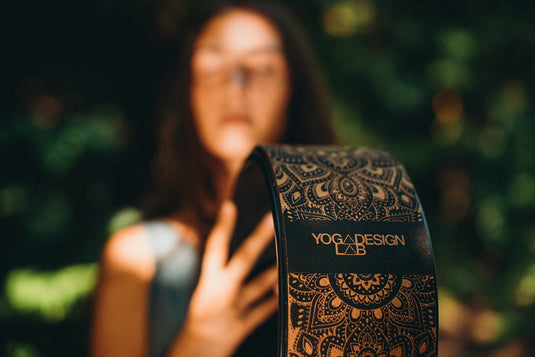 Yoga Design Lab - Yoga Wheel Cork Mandala Black
