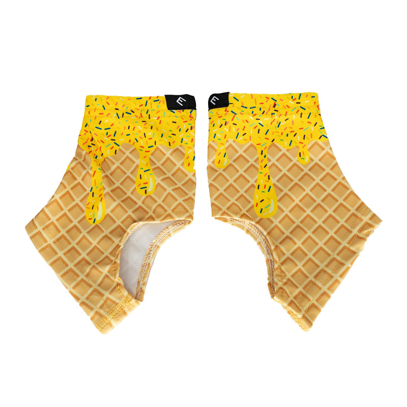 Load image into Gallery viewer, Elite Athletic Gear - Yellow Ice Cream Cleat Covers

