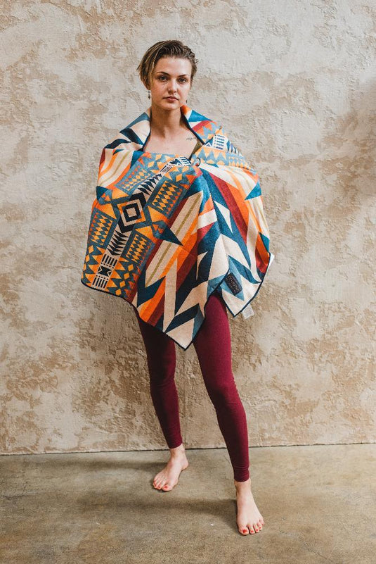 Yune Yoga - Yoga Towel Pendleton Fire Legend