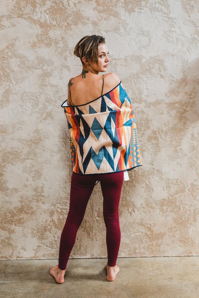 Load image into Gallery viewer, Yune Yoga - Yoga Towel Pendleton Fire Legend
