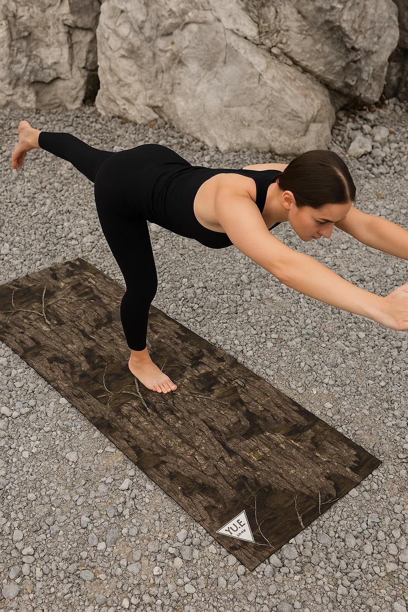 Load image into Gallery viewer, Yune Yoga - Yoga Mat | 6mm Thick | RealTree | Non-Slip | Eco Friendly | Yune Yoga | Timber Pattern

