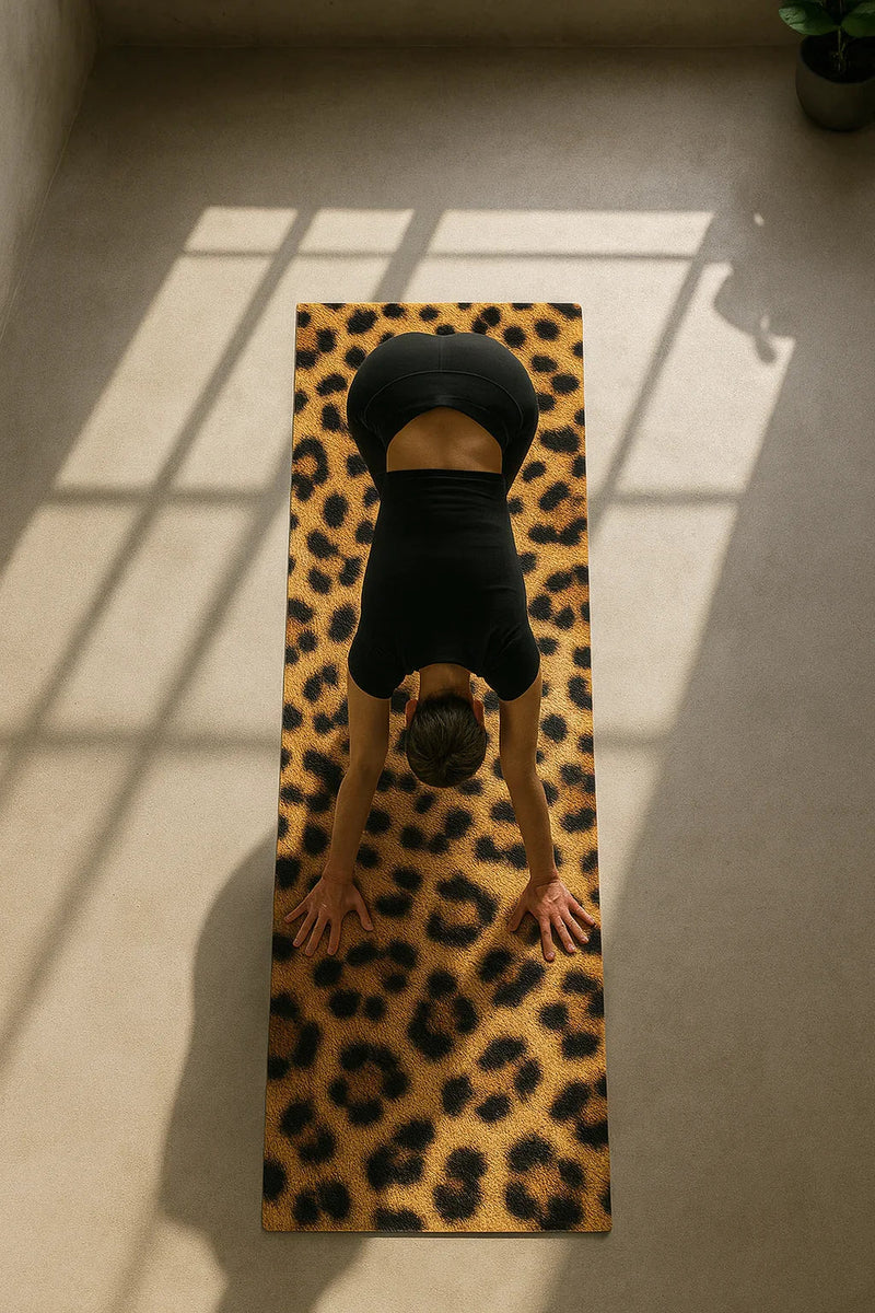 Load image into Gallery viewer, Yune Yoga - Yoga Mat | 6mm Thick | Leopard | Non-Slip | Eco Friendly | Yune Yoga

