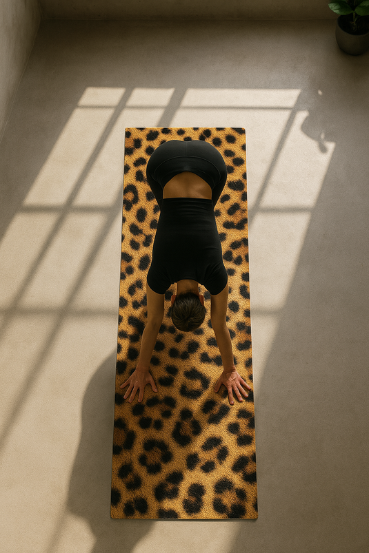 Yune Yoga - Yoga Mat | 6mm Thick | Leopard | Non-Slip | Eco Friendly | Yune Yoga